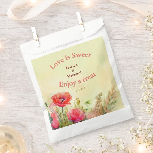 Spring Floral Wedding Bedankzakje (Geknipt)