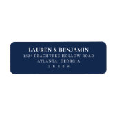 Spring Floral Wedding Etiket (Voorkant)