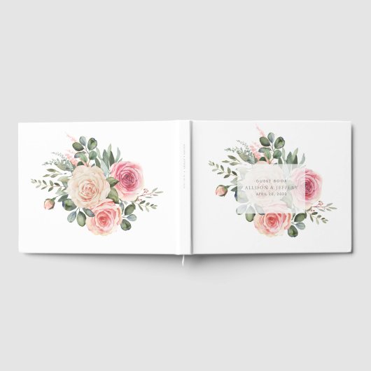Spring Floral Wedding Gastenboek (Volledig)