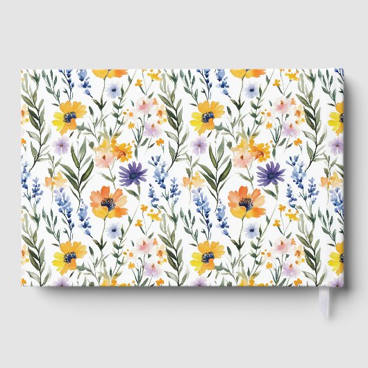 Spring Floral Wedding Gastenboek (Achterkant)