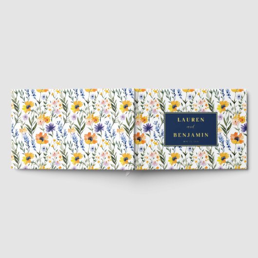 Spring Floral Wedding Gastenboek (Volledig)