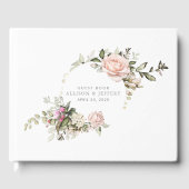 Spring Floral Wedding Gastenboek (Voorkant)
