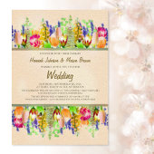 Spring Floral Wedding Kaart