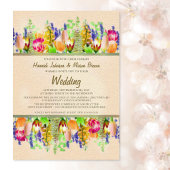 Spring Floral Wedding Kaart