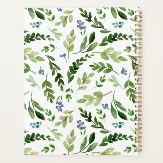 Spring Floral Wedding Planner (Achterkant)