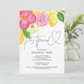 Spring Floral Wedding Uitgesteld Wijzig de Datum Kaart (Staand voorkant)