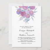 Spring Floral Wedding Uitnodiging (Voorkant)