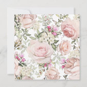 Spring Floral Wedding Uitnodiging (Achterkant)