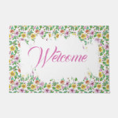 Spring floral Welcome Deurmat (Voorkant)