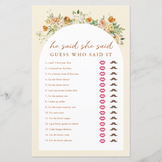 Spring Floral zei dat ze zei dat Vrijgezellenfeest (Voorkant)