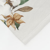 Spring Florals Baby Milestone Blanket Fleece Deken (Hoek)