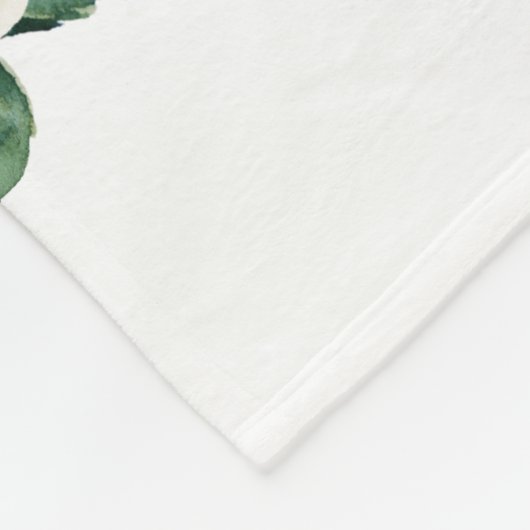 Spring Florals Diamond Baby Milestone Blanket Fleece Deken (Hoek)