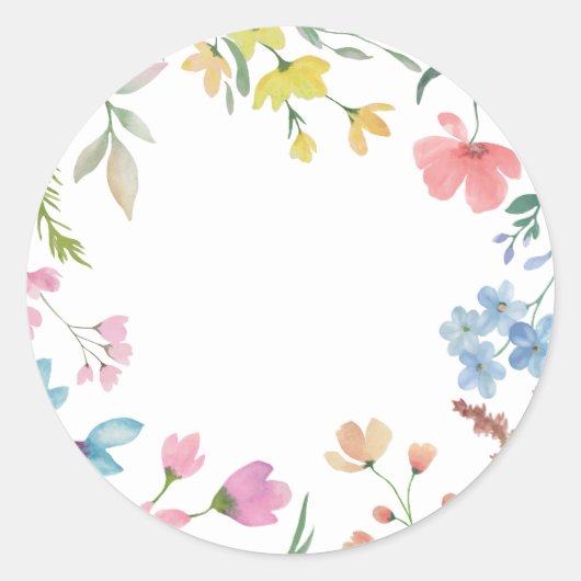 Spring Florals Envelope Stickers (Voorkant)