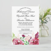 Spring Florals | Repetitie diner Kaart (Staand voorkant)