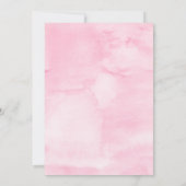 Spring Florals Roze en Mauve Vrijgezellenfeest Kaart (Achterkant)