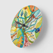 Spring Flow Kleurrijke wandklok (Hoek)