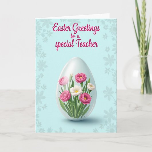 Spring Flower Appreciation Card Kaart (Voorkant)
