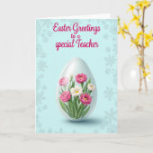 Spring Flower Appreciation Card Kaart (Gele Bloem)