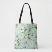 Spring Flower Blosems Pattern Tote Bag (Voorkant)