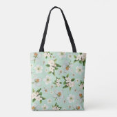Spring Flower Blosems Pattern Tote Bag (Achterkant)