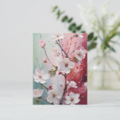 Spring Flower Blossoms Briefkaart (Staand voorkant)