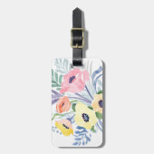 Spring Flower Bouquet | Aangepast tekst Bagagelabe Bagagelabel (Voorkant verticaal)