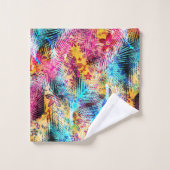 Spring Flower Bouquet - Edelweiss Festers Bad Handdoek (Wasdoekje)