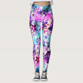 Spring Flower Bouquet - Edelweiss Festers Leggings (Voorkant)