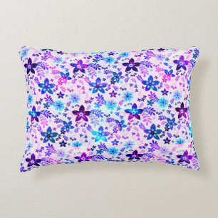 Spring Flower Bouquet - Edelweiss Flower Geometric Accent Kussen