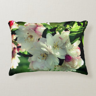 Spring Flower Crabapple Blossom 2 close Up Accent Kussen