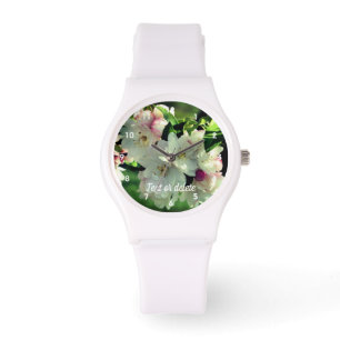 Spring Flower Crabapple Blossoms 2 Personalized Horloge