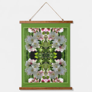 Spring Flower Crabapple Blossoms Abstract Hangend Wandkleed