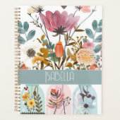 Spring Flower Design met naam Planner (Voorkant)