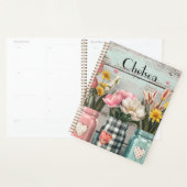 Spring Flower Design met naam Planner (Display)