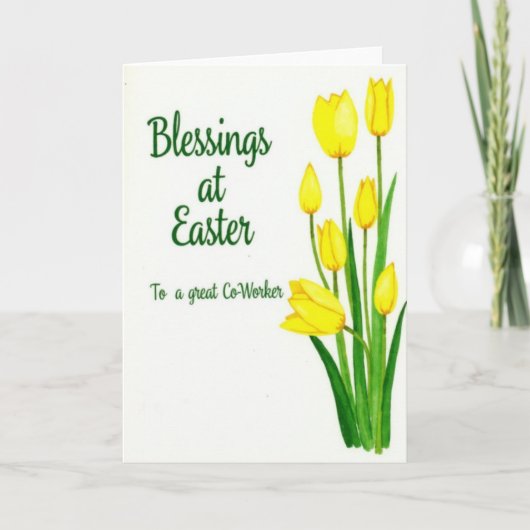 Spring Flower Festive Card Kaart (Voorkant)