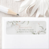 Spring Flower Floral Baby shower Adres Etiket (Insitu)