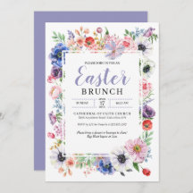 Spring Flower Garden Easter Brunch
