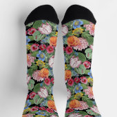 Spring Flower Garden Pattern Sokken (Top)