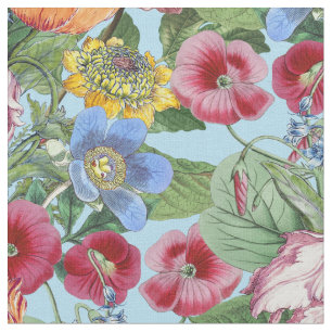Spring Flower Garden Pattern Stof