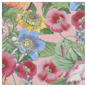 Spring Flower Garden Pattern Stof