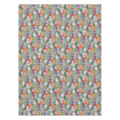 Spring Flower Garden Pattern Tafelkleed (Voorkant)