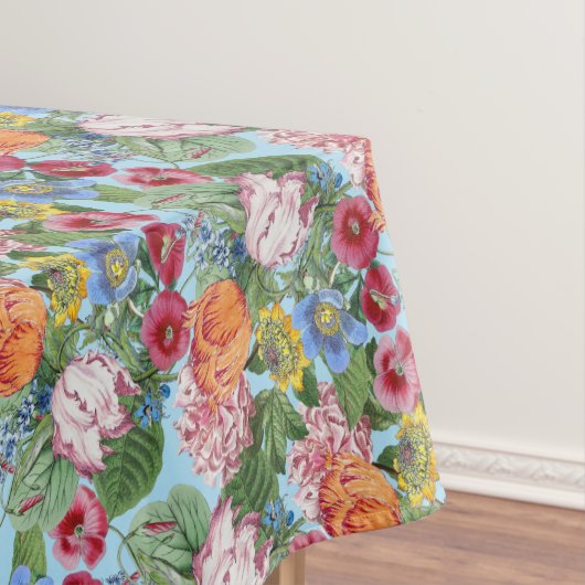 Spring Flower Garden Pattern Tafelkleed (Voorbeeld)
