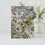 Spring flower informatiekaartje (Staand voorkant)