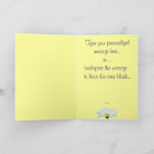 Spring Flower Kaart Gepersonaliseerde Paasmadelief (Binnen)