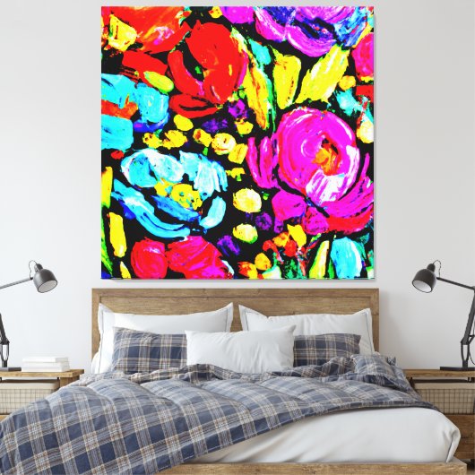 "Spring Flower" (Lentevloer) — Koop nu Canvas Afdruk (Insitu (Slaapkamer))