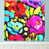 "Spring Flower" (Lentevloer) — Koop nu Canvas Afdruk (Insitu (Houten vloer))