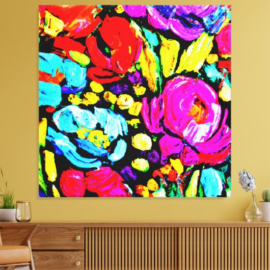 "Spring Flower" (Lentevloer) — Koop nu Canvas Afdruk (Insitu (Woonkamer))