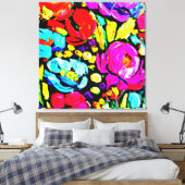 "Spring Flower" (Lentevloer) — Koop nu Canvas Afdruk (Insitu (Slaapkamer))