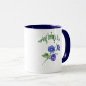 Spring Flower Mok - "Spring Brengt Hoop" Ontwerp (Voorkant rechts)