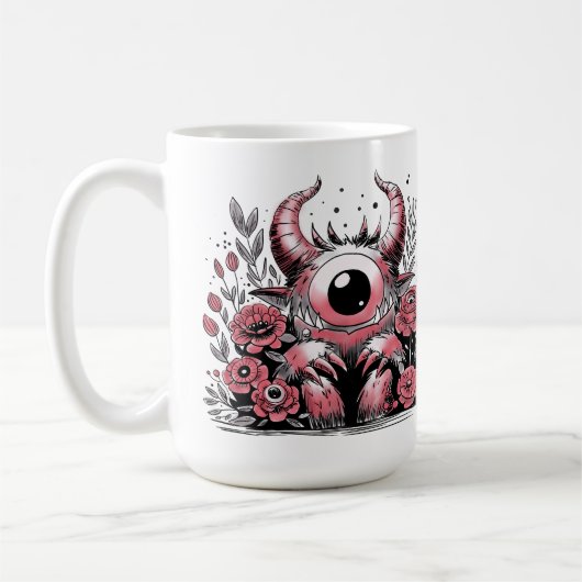 Spring Flower Monster Koffiemok (Links)
